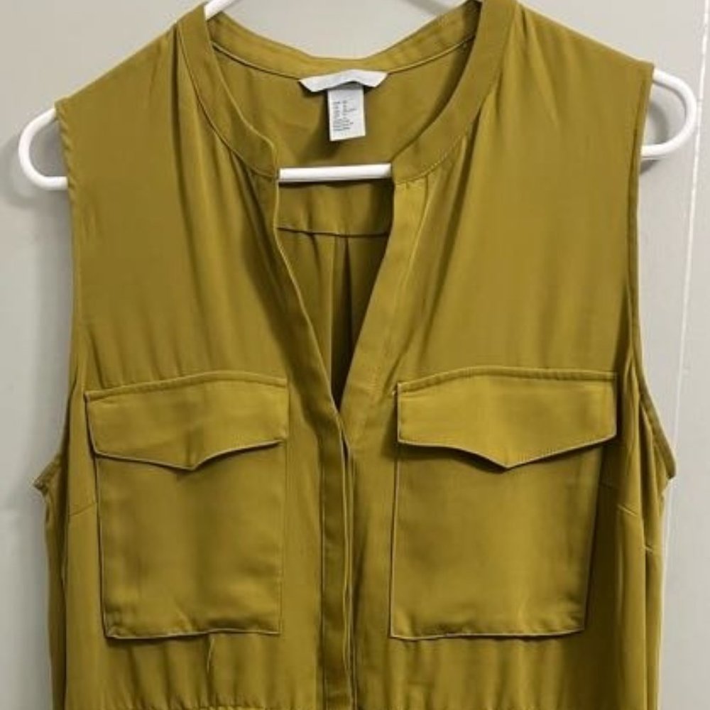 H&M Green Sleeveless Dress 12